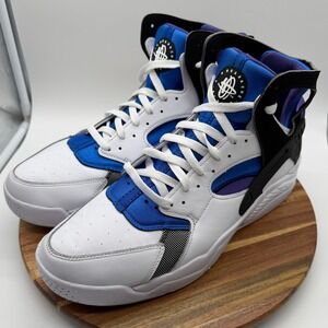 Nike Air Flight Huarache Men's Size 13 OG White Varsity Royal Lyon Blue  0364